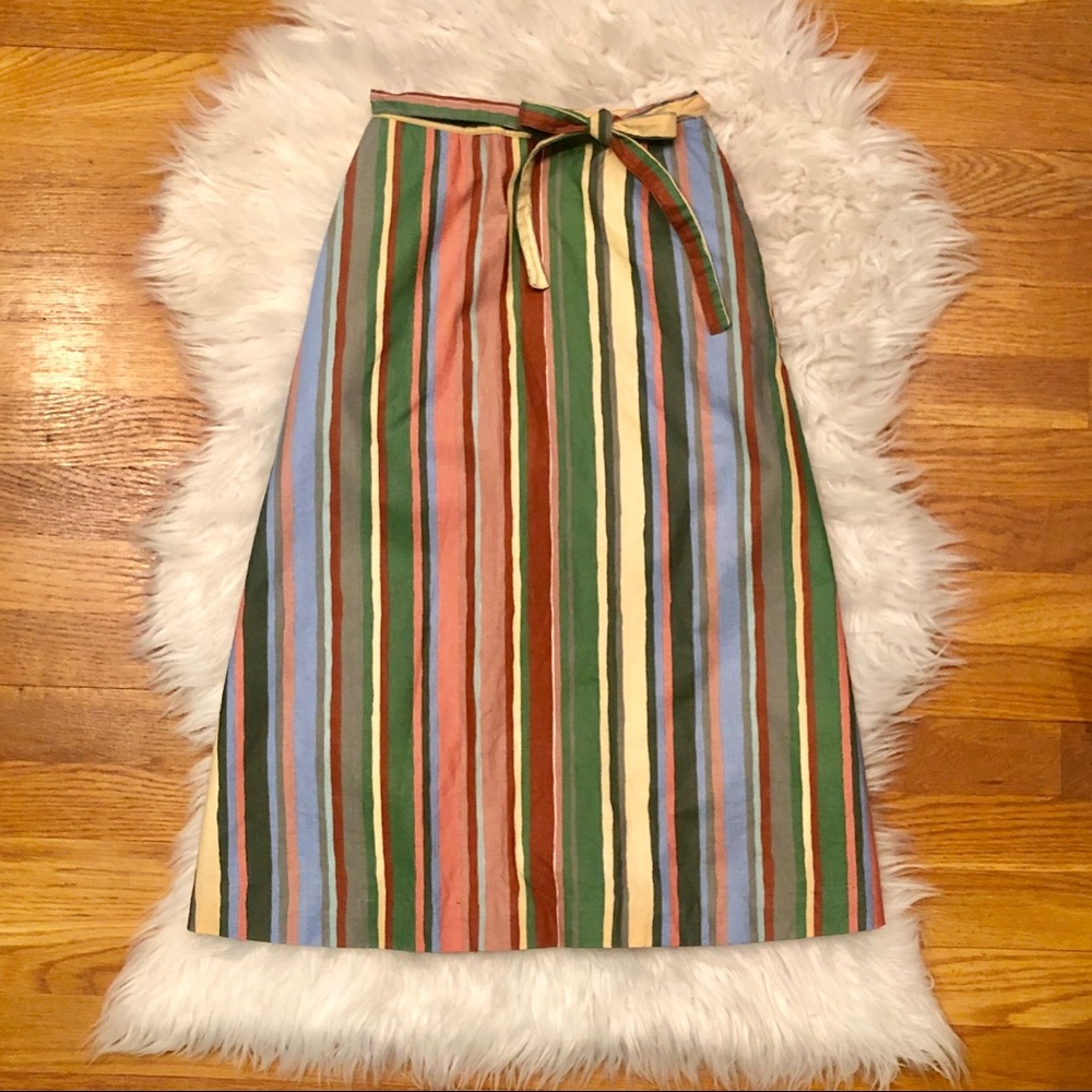 SOLD - Vintage Wrap A-line Skirt